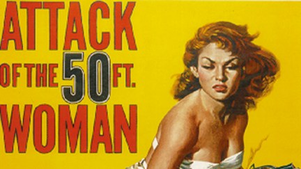 Attack of the 50 Foot Woman poster.