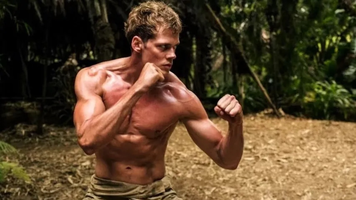 Bill Skarsgard in Boy Kills World.