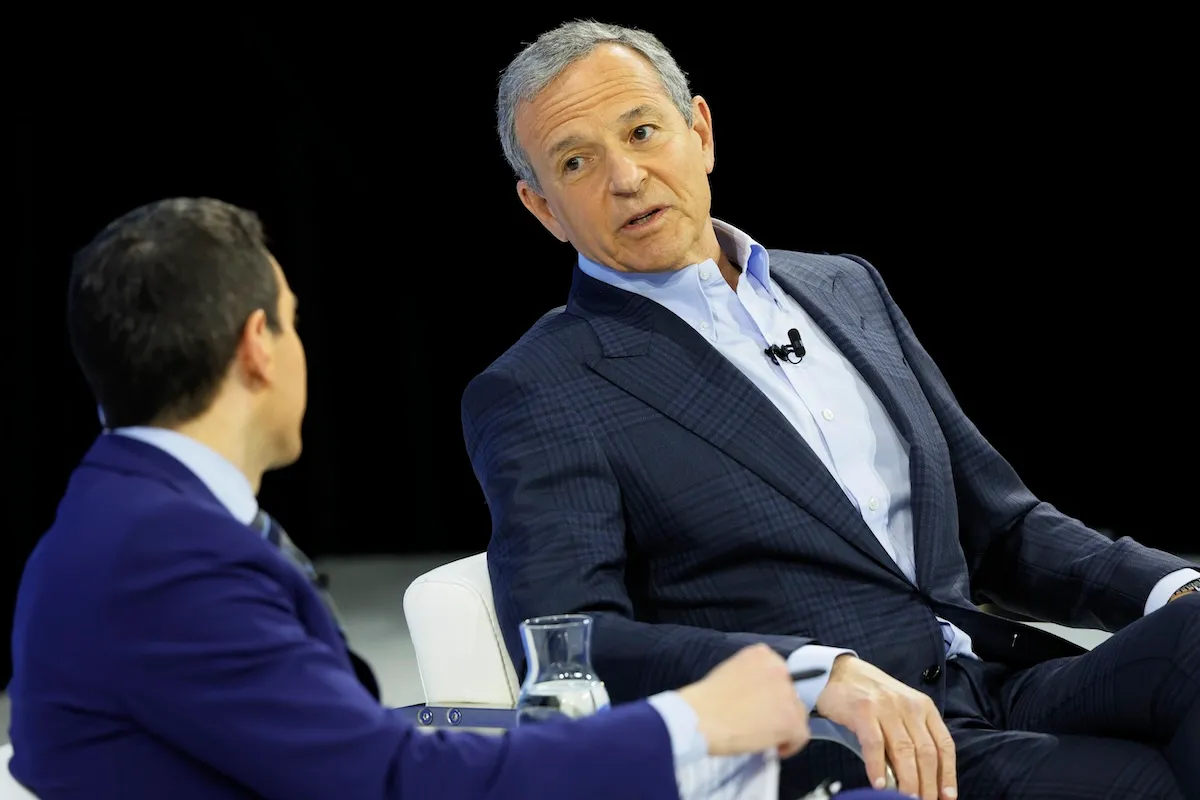 Bob Iger talking in a chair