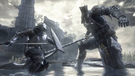 Two knights face off against each other in 