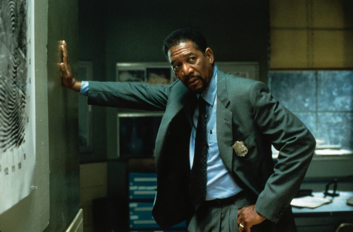 Morgan Freeman plays a detective in Kiss the Girls