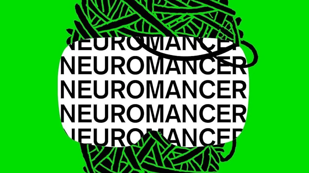 The cover of William Gibson's Neuromancer