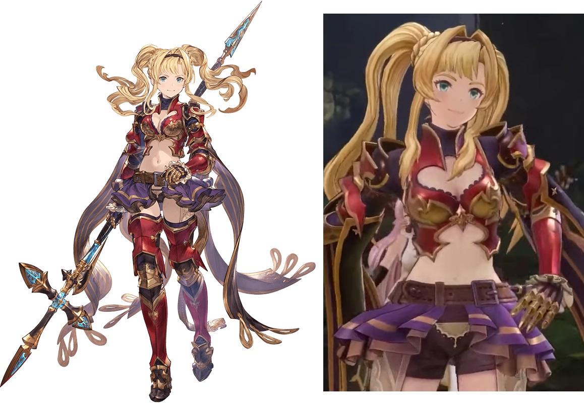 Zeta's outfit change for Granblue Fantasy: Relink
