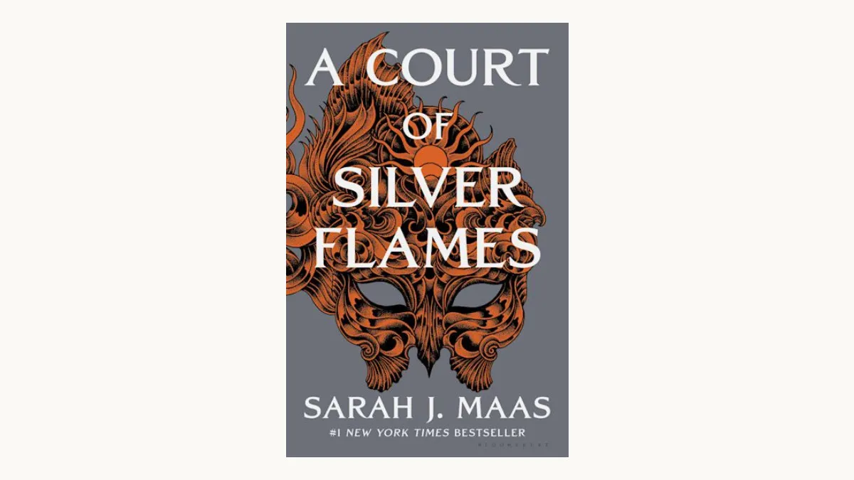 The cover for A Court of Silver Flames by Sarah J Maas