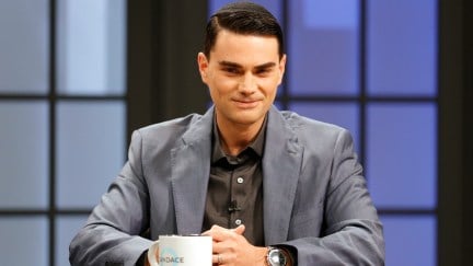 Ben Shapiro on the set of Candace in 2021