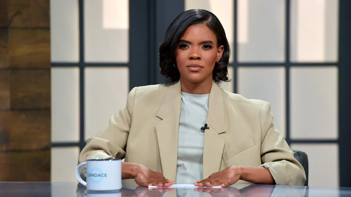 Candace Owens on the set of Candace in April 2022