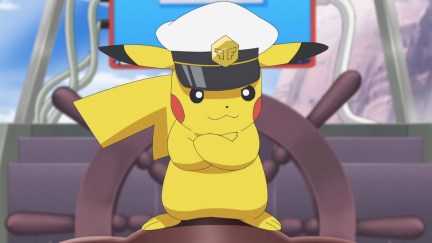 Captain Pikachu in Pokémon Horizons: The Series