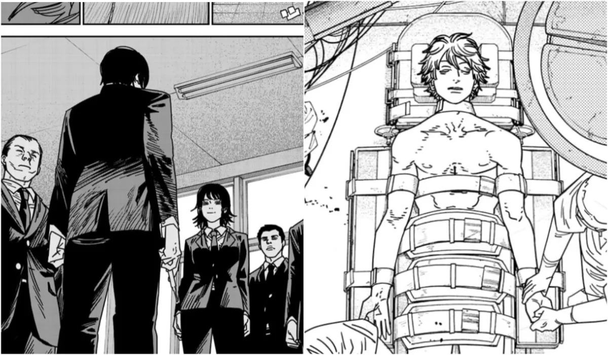 Denji taken to the Detention Center to be dismembered in Chainsaw Man Chapter 156