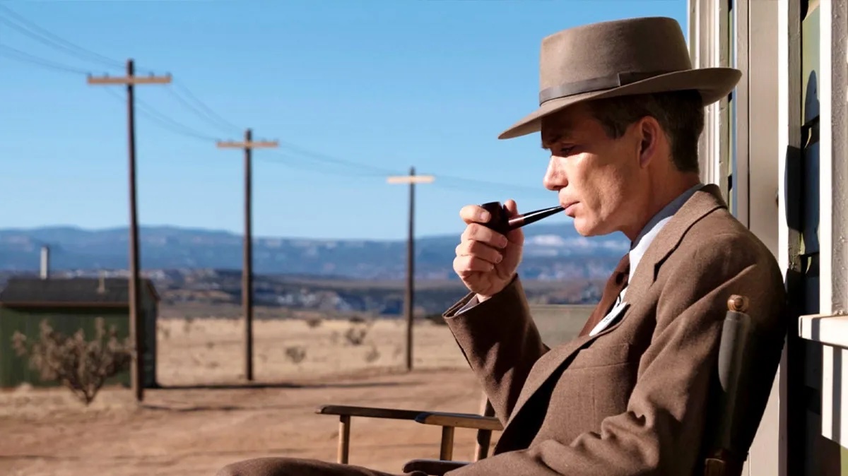 Cillian Murphy as J. Robert Oppenheimer.