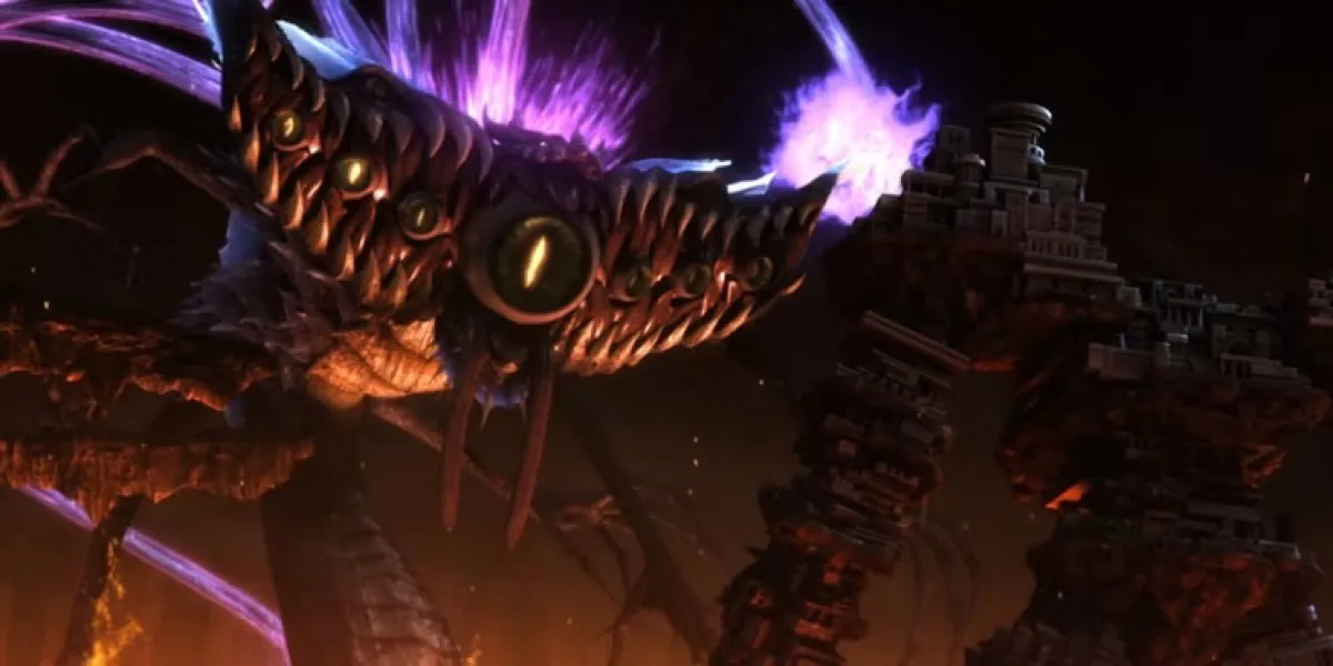 The monstrous Dark Gaia appears in "Sonic Unleashed" 