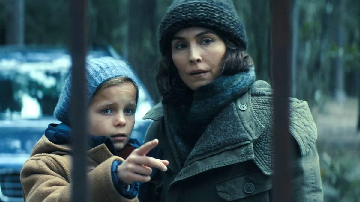 Davina Coleman as Alice Ericsson-Taylor and Noomi Rapace as Jo Ericsson in Constellation