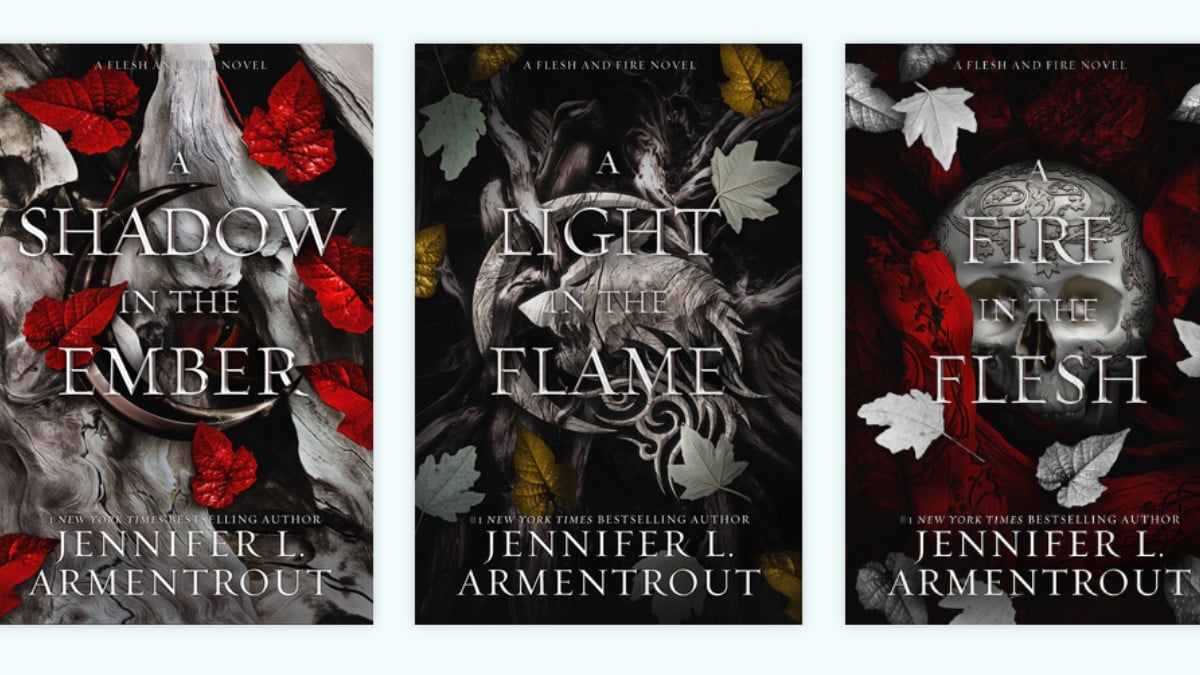 The book covers for Jennifer L. Armentrout's Flesh and Fire series