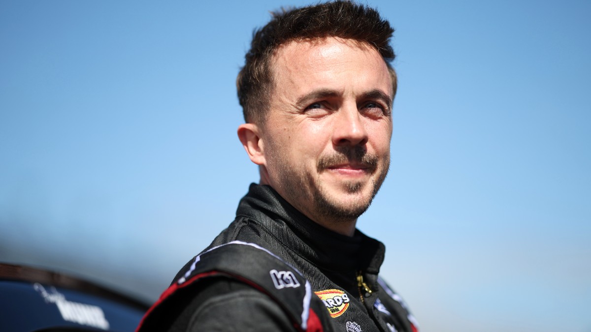 Frankie Muniz at the Daytona International Speedway