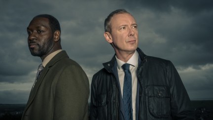 John Simm and Richie Campbell in ITV's Grace