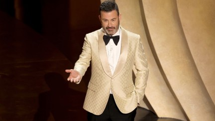Jimmy Kimmel hosting at the 96th Academy Awards