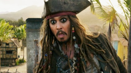 Johnny Depp as Jack Sparrow in 'Pirates of the Caribbean'