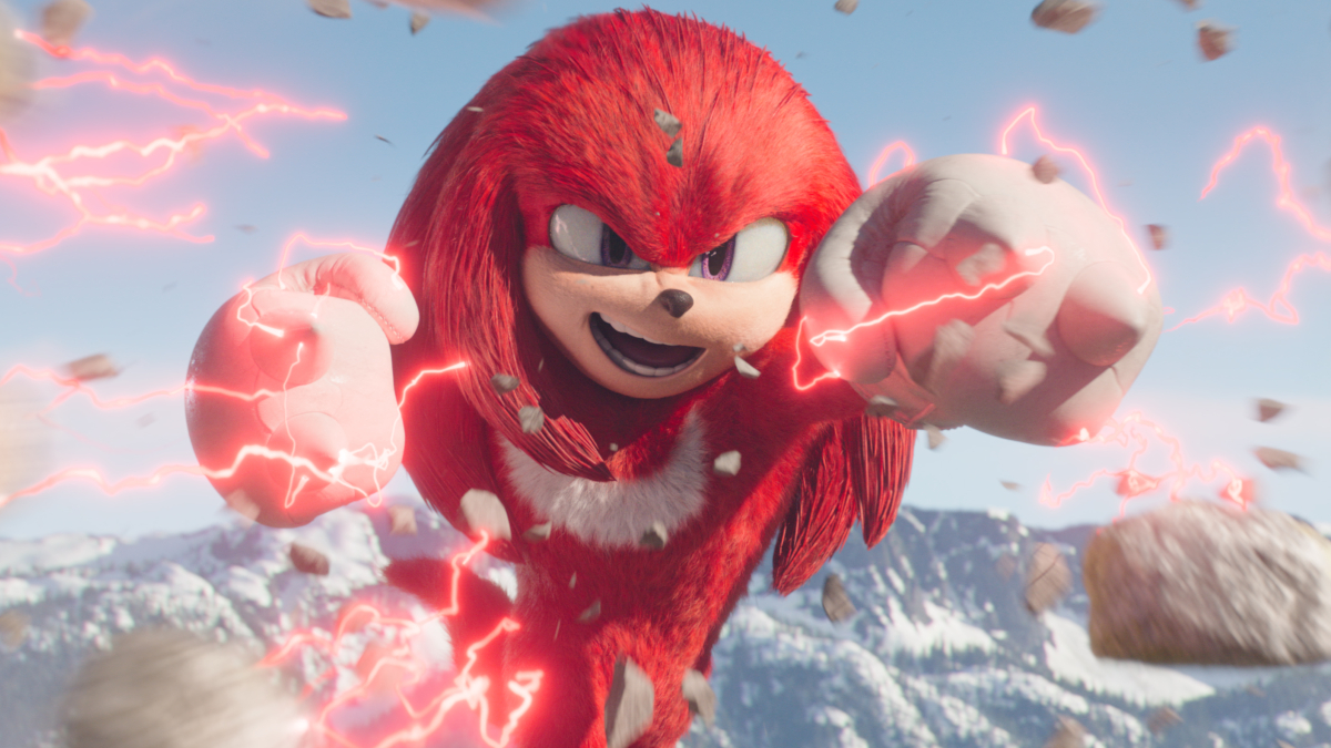 Knuckles (voiced by Idris Elba) in the TV series 'Knuckles'