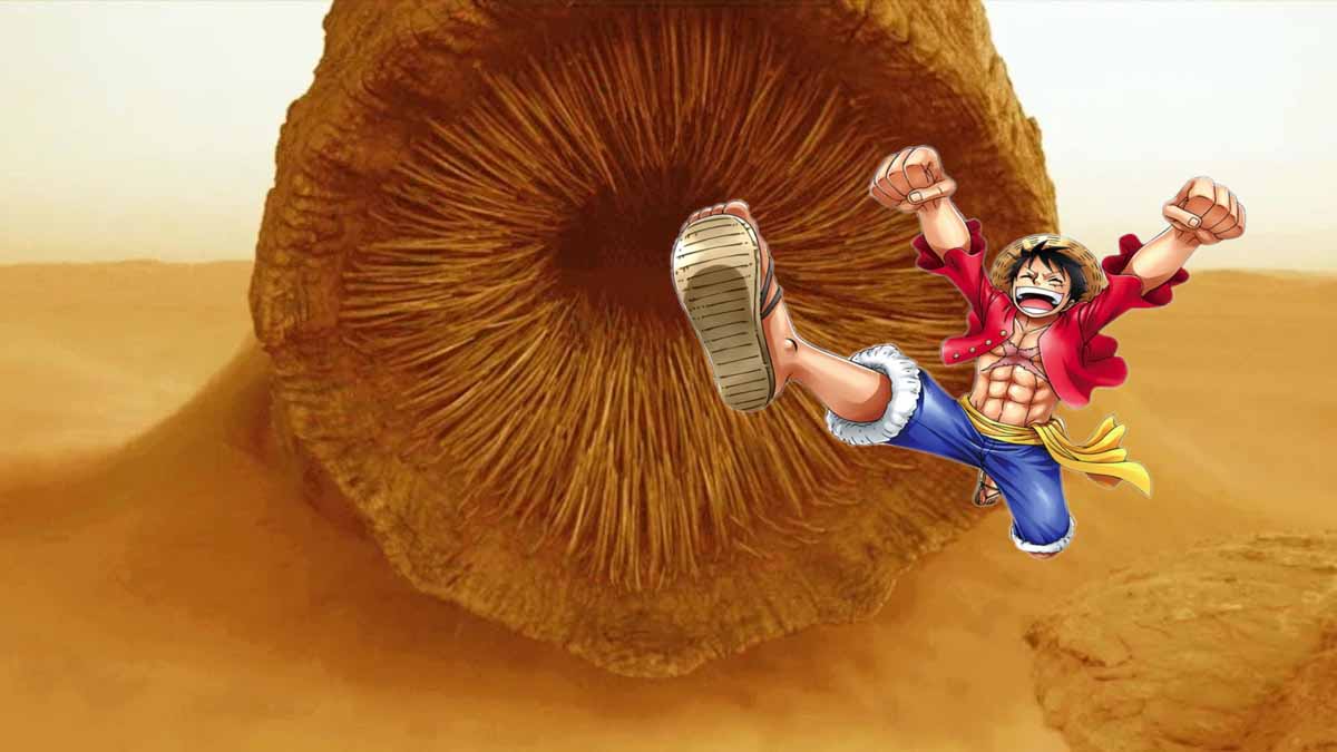 Luffy and Dune Worm