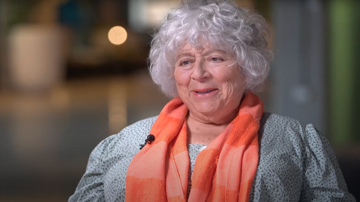 Miriam Margolyes in an interview with NZTV's 1News