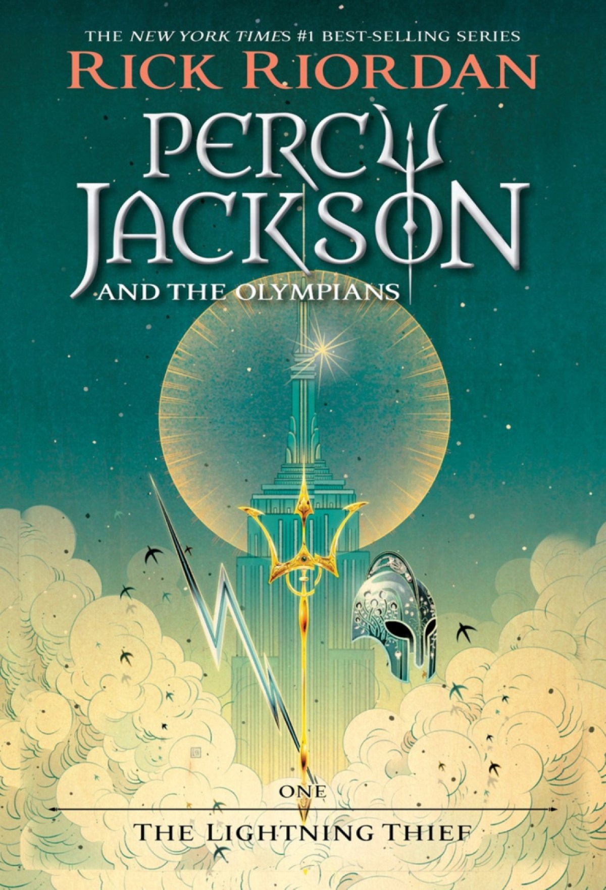 Percy Jackson and the Olympians Book 1 - The Lightning Thief cover art (Disney Hyperion)