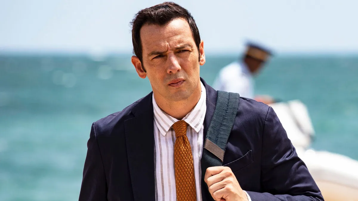 Ralf Little as DI Nevill Parker in Death in Paradise
