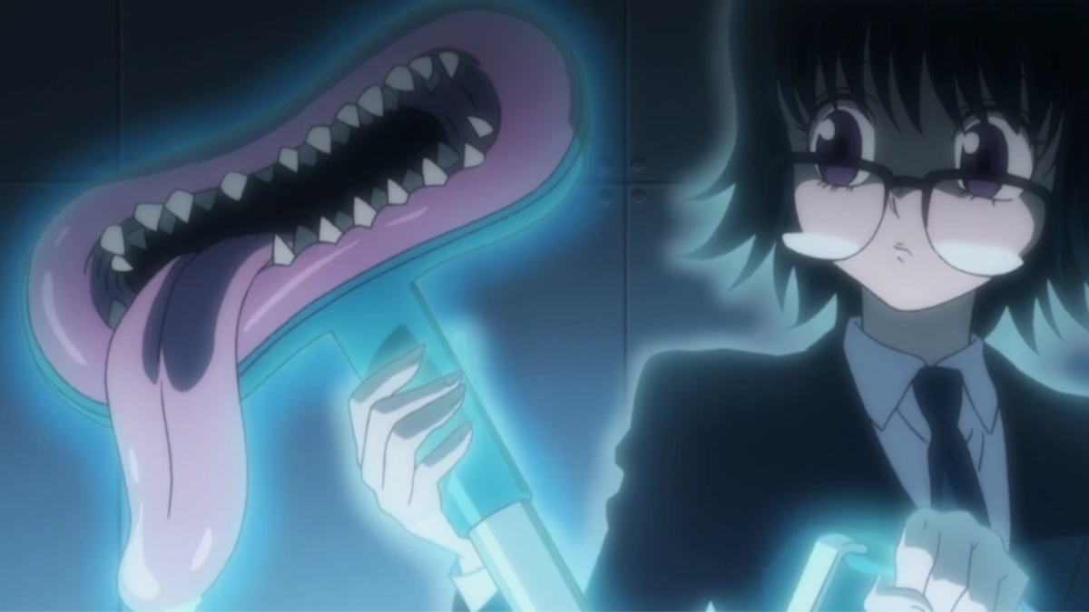 Shizuka with her Nen vacuum Blinky. Hunter x Hunter