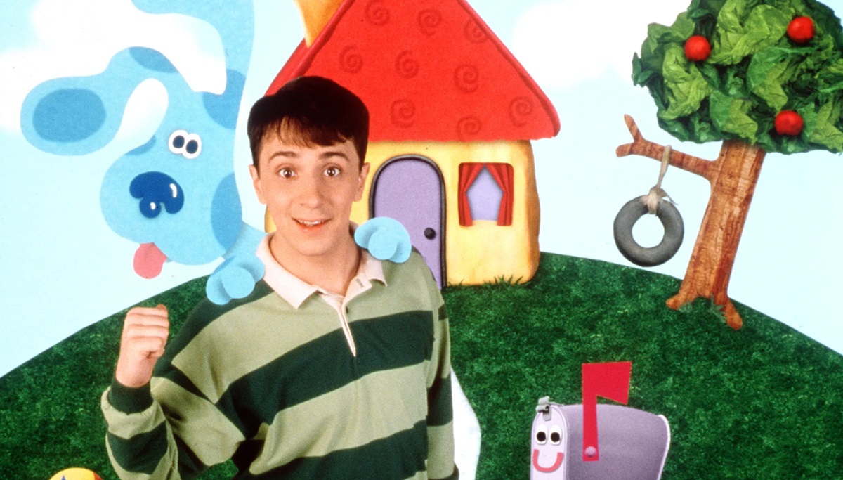 Steve Burns in an episode of Blue's Clues