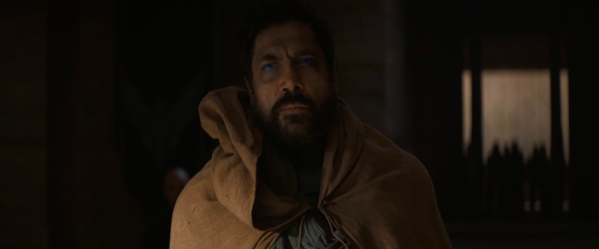 Javier Bardem in his first appearance as Stilgar in Dune: Part One