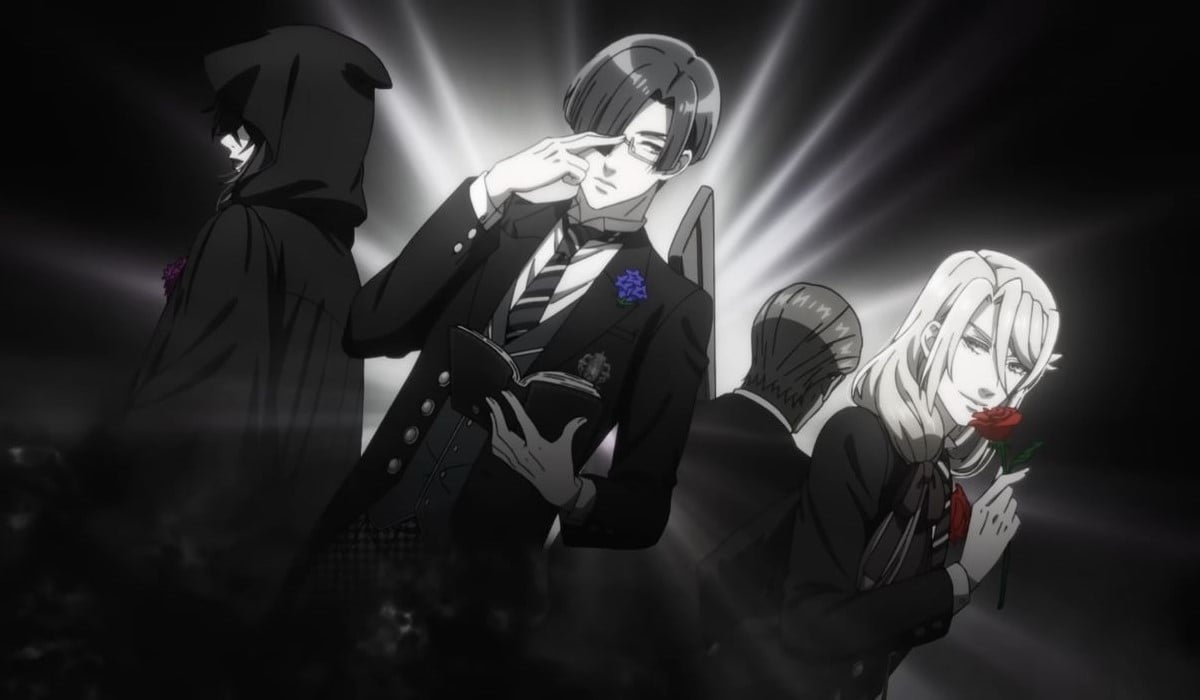 The Prefect Four, heads of the Four Houses of Weston College from Black Butler Public School Arc Season 4