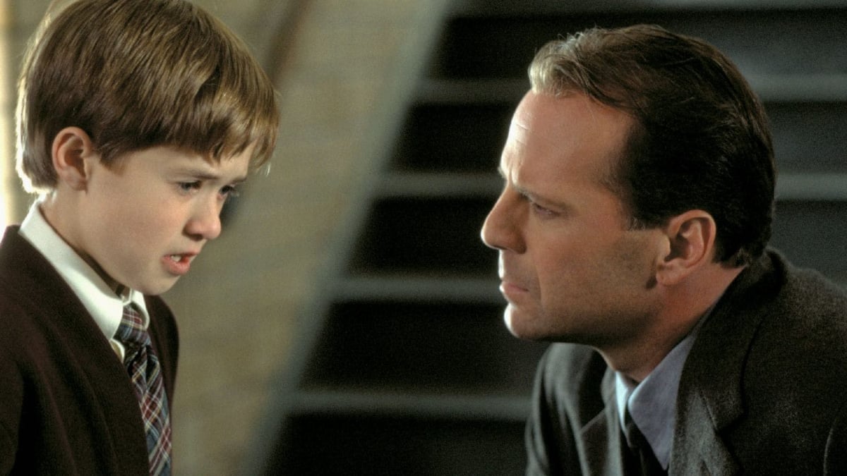 Haley Joel Osment and Bruce Willis in 'The Sixth Sense'