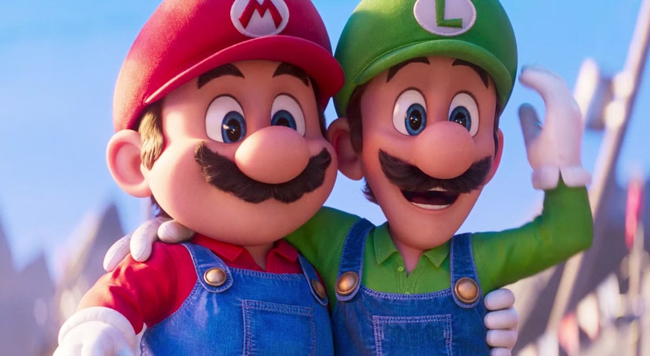 Mario and Luigi in The Super Mario Bros Movie
