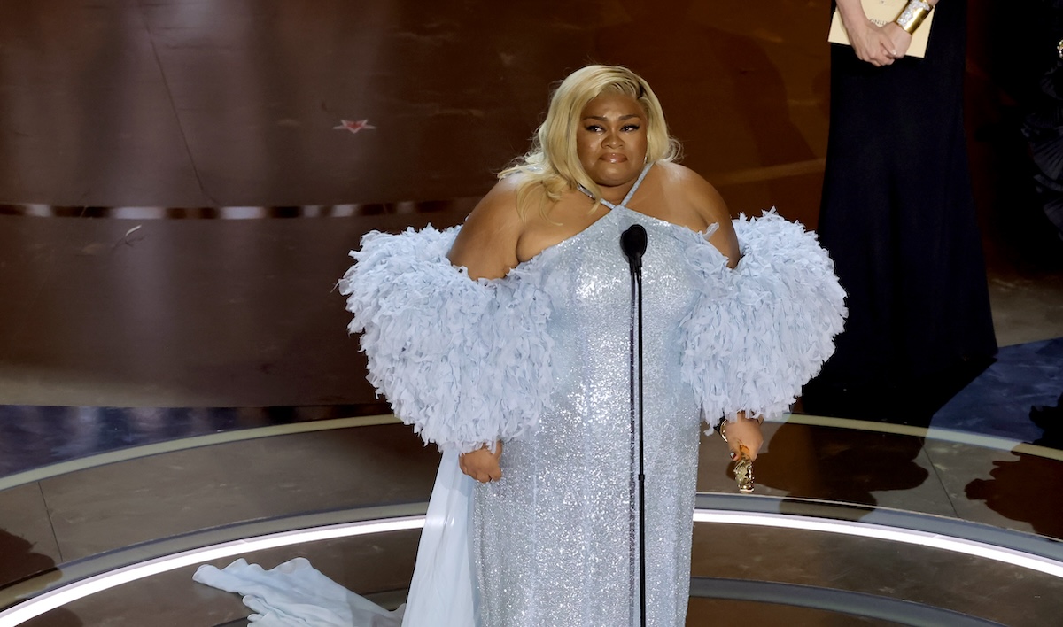 da'vine joy randolph with her oscar