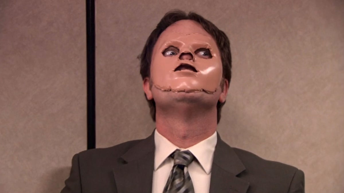 dwight in stress relief from the office