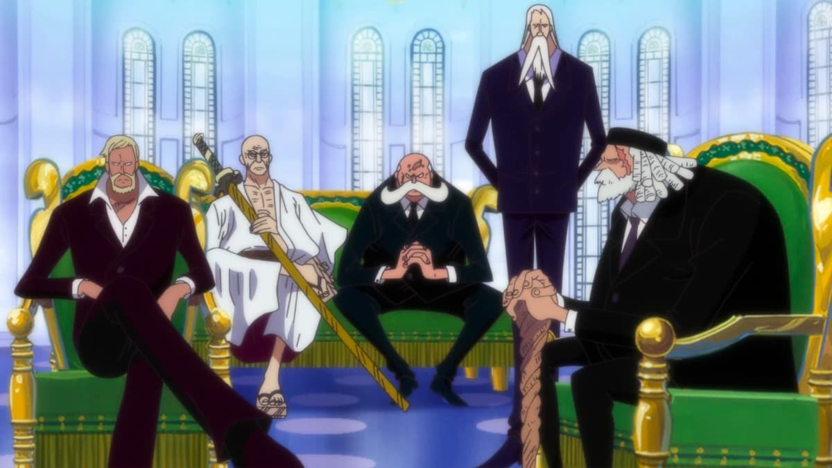 The five elders, classic version in One Piece