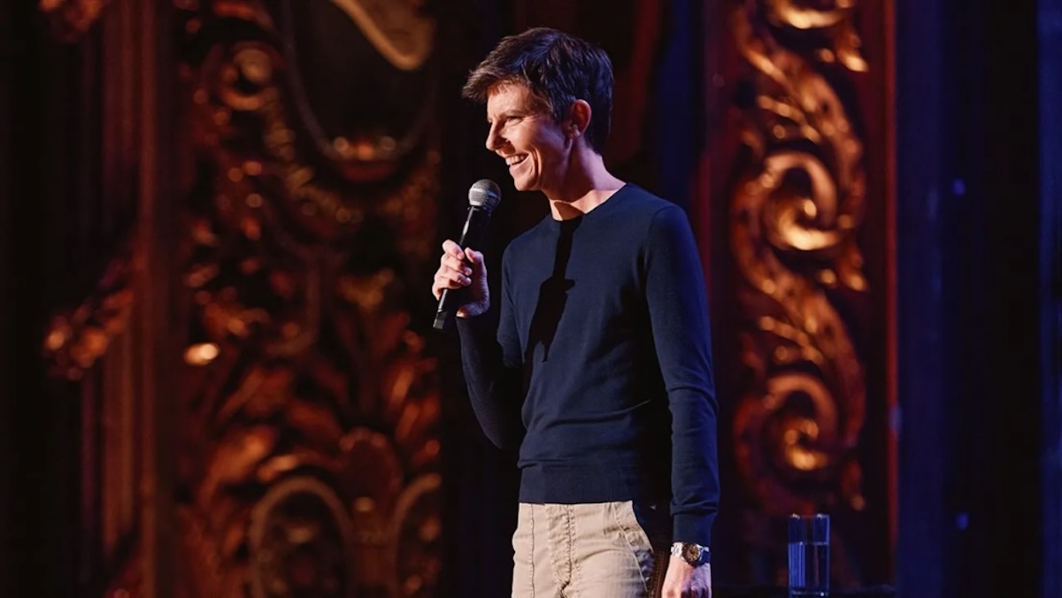 Tig Notaro onstage in Hello Again.