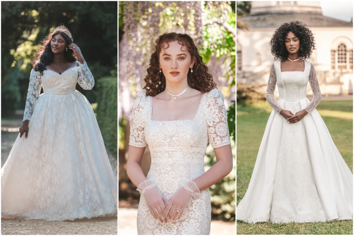 Allure Bridals gown collaboration with Bridgerton and Netflix