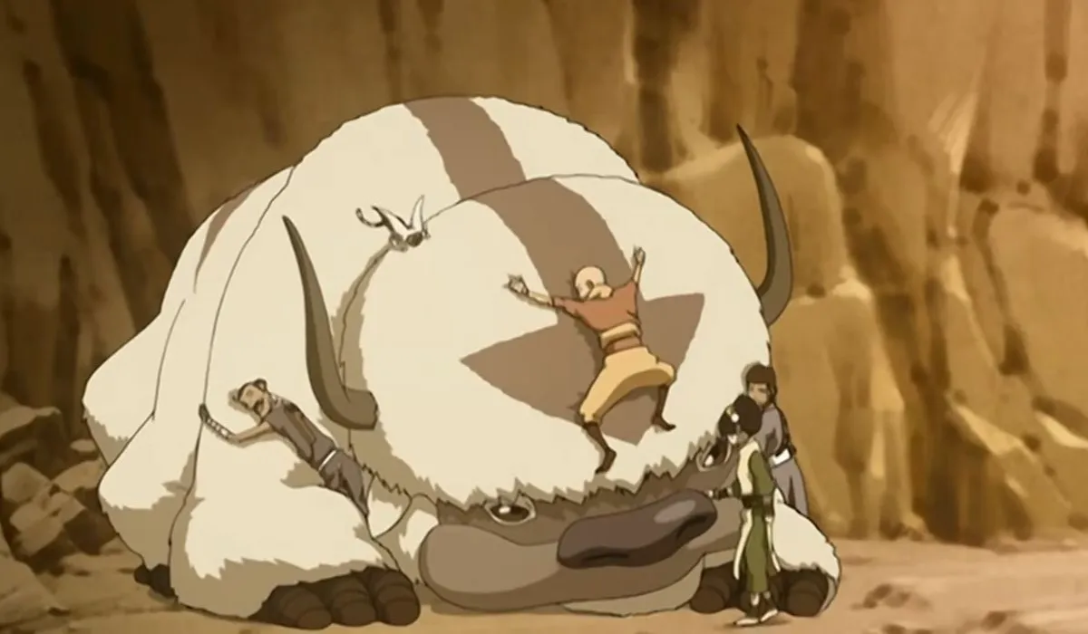 Appa reunited with the Gaang in Avatar: The Last Airbender