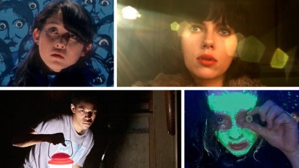 A collage featuring some of the best horror movies on Max right now (clockwise from top left): 'House,' 'Under the Skin,' 'We're All Going to the World's Fair,' and 'It Comes at Night'