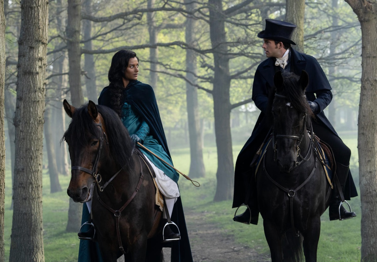 Anthony and Kate on horseback