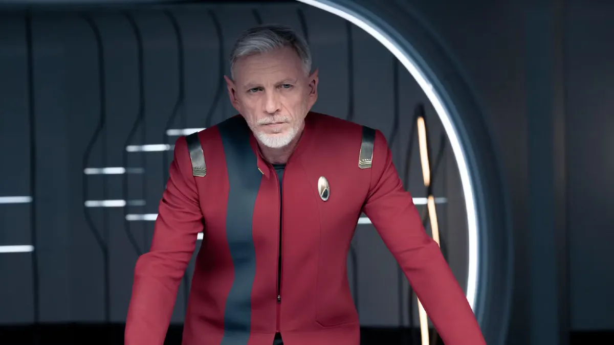 Callum Keith Rennie as Captain Rainer in Star Trek Discovery season 5