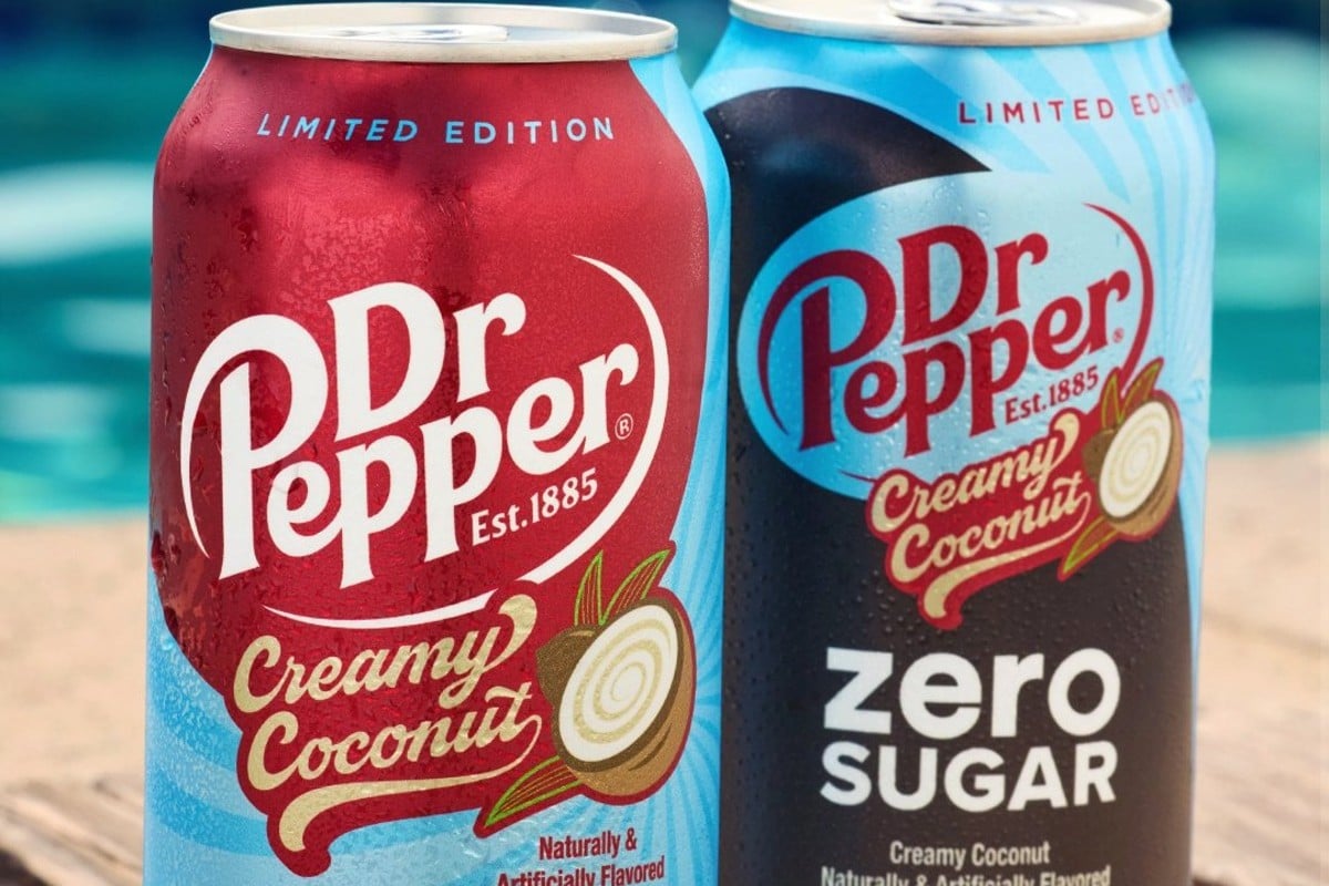 Dr. Pepper and Dr. Pepper Zero Creamy Coconut flavors