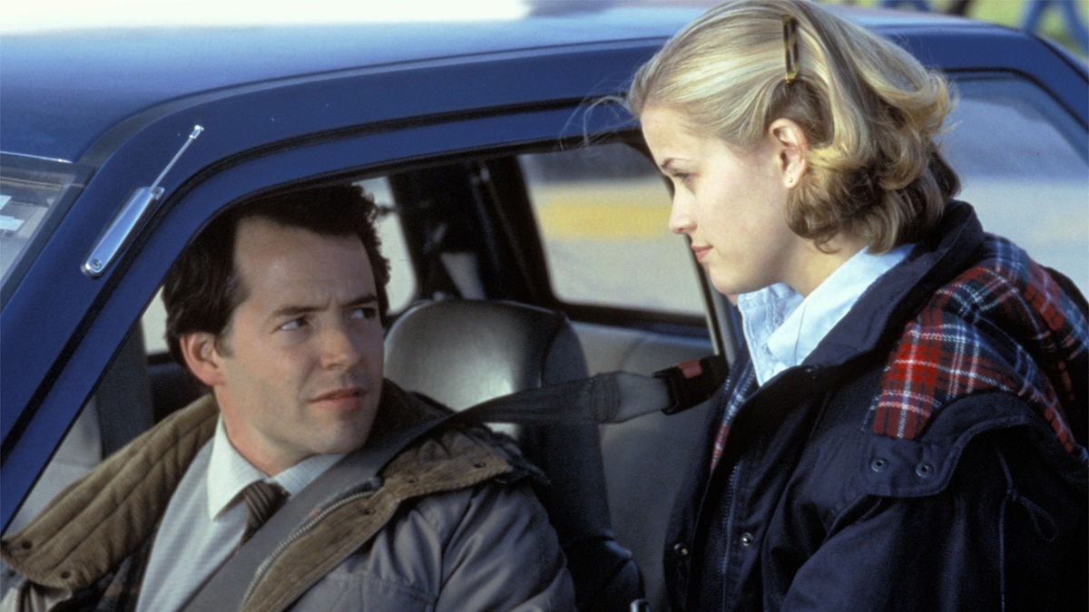 Matthew Broderick and Reese Witherspoon in Election