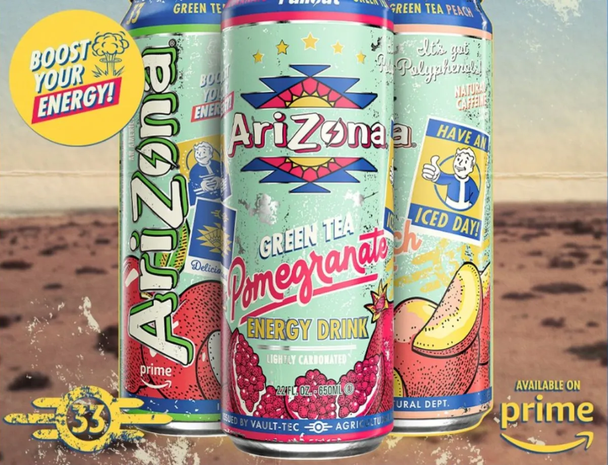 Fallout Arizona Iced Tea via Amazon Prime Video and AriZona