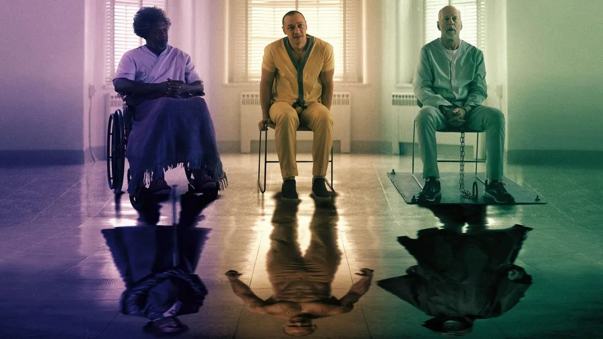 Mr. Glass, The Beast, and David Dunn in Glass