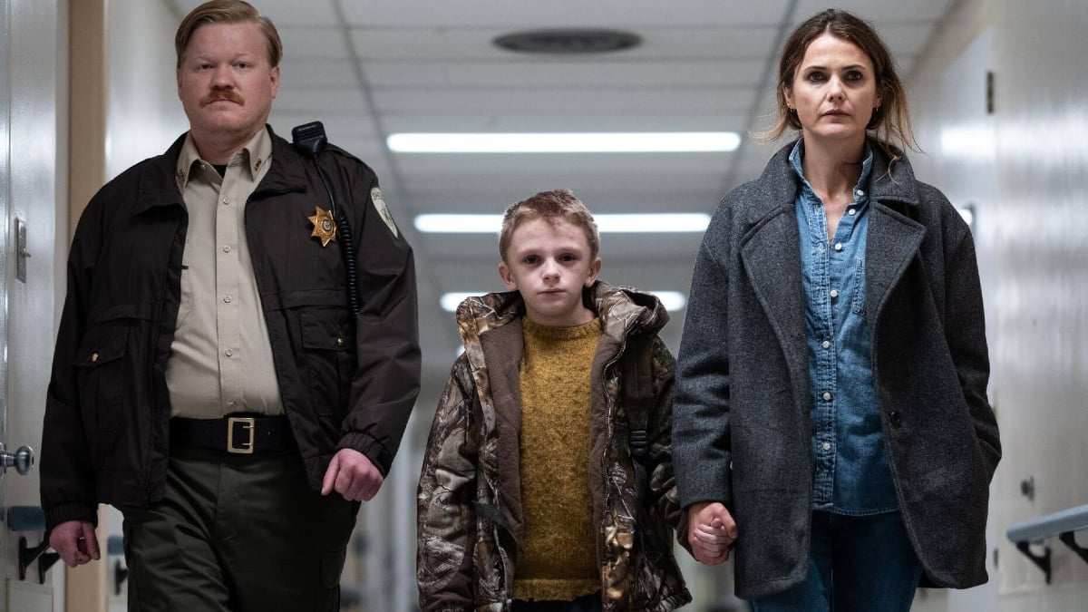 Jesse Plemons, Jeremy T. Thomas, and Keri Russell in 'Antlers'