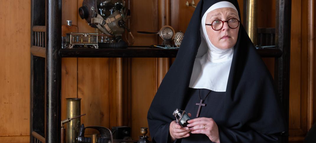 Lorna Watson as Sister Boniface in Sister Boniface Mysteries season 3
