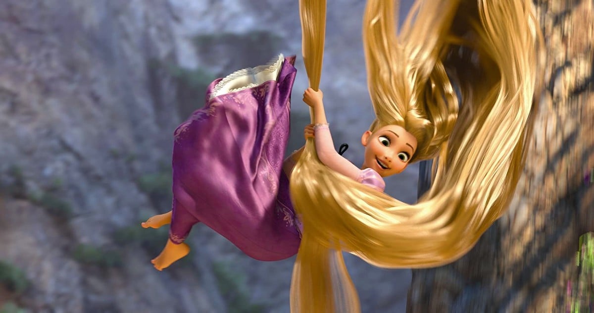 Rapunzel (voiced by Mandy Moore) in Disney's Tangled
