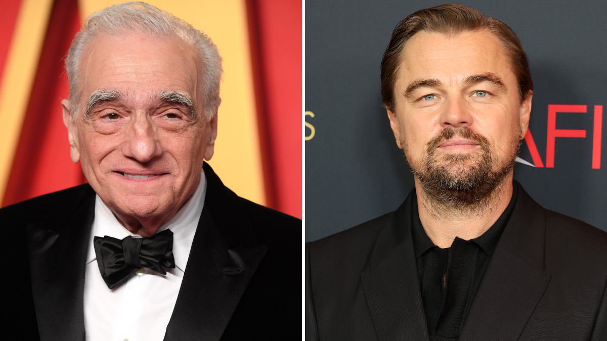 Martin Scorsese opposite Leonardo DiCaprio