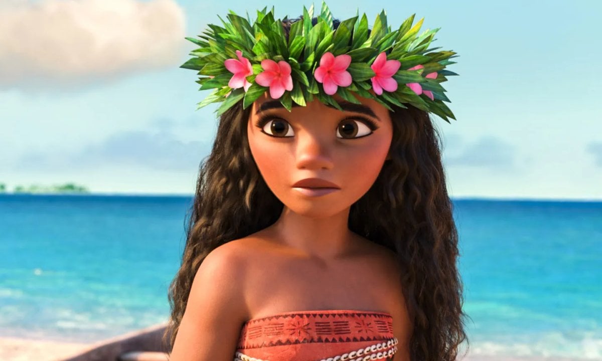 The animated version of Moana