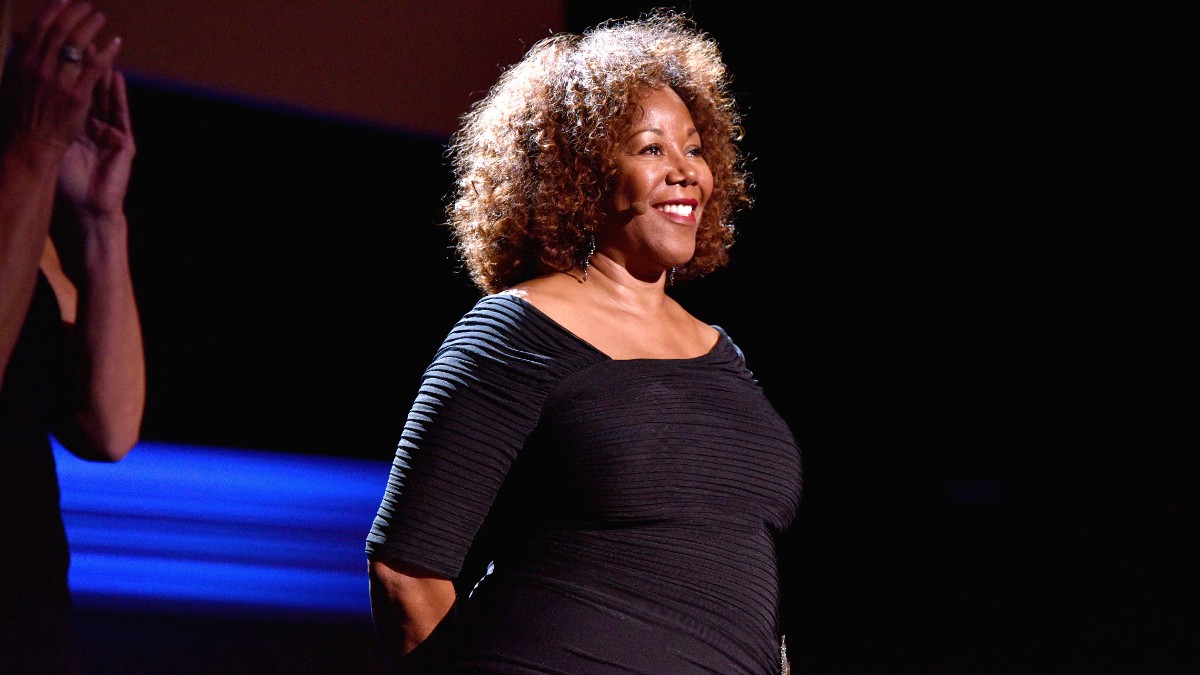 Ruby Bridges speaking at Glamour's 2017 Women of The Year Awards